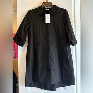 NWT Madeline Black Shirt Tunic Dress